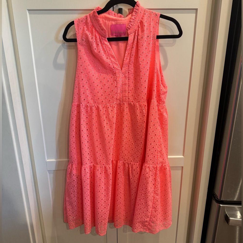 Lilly Pulitzer Pink Eyelet Dress